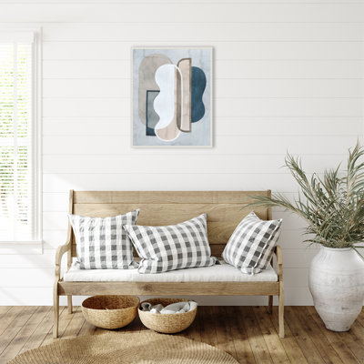 Shapes and Shadows II by Grace Popp Framed Canvas Wall Art Print