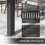 Auvent rétractable pour pergola, pergola en aluminium à grain de bois, abri extérieur pour barbecue, jardin, patio, cour arrière, terrasse