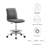 Modway Ripple Armless Vegan Leather Drafting Chair-1814669851-1814669852