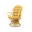 Fauteuil d'appoint pivotant en rotin Melbourne-526825018-480154083