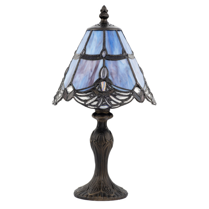 Metal Table Lamp, Purple