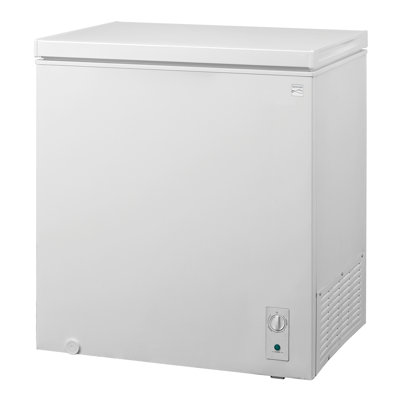 Kenmore 7 Cu. Ft. Compact Chest Freezer for Garage, Basement & Utility Room with Adjustable Temperature Controls