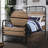 Twin Bed By , Panel With Metal And Wood Components, Box Spring Needed, Low Profile Fb, 6 Slats Included, New Pine, , Ply, Materials, Oak Main Color, 79 Inches Of Depth, 42 Width, 52 Height, 71