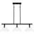 Helmi 3 - Light Steel Dimmable Kitchen Island Geometric Chandelier