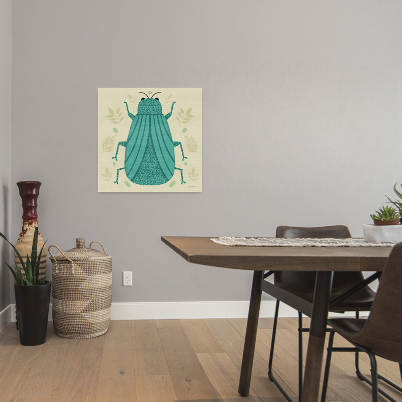 Art mural Playful Bugs II, H 24 po x l 24 po