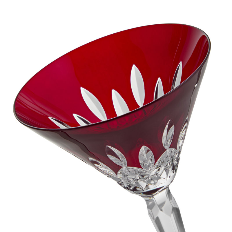 Waterford Lismore Red 7floz Martini