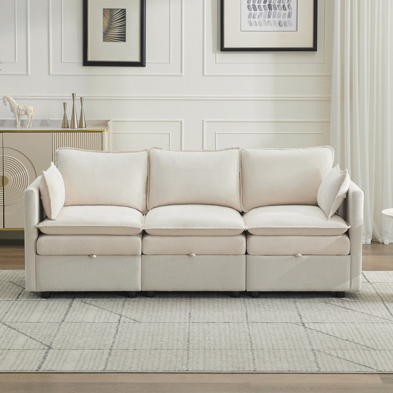Canapé 80,3 po, Beige