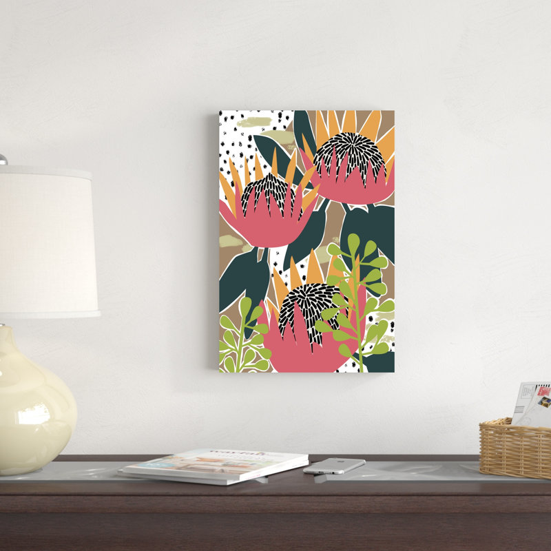 " King Protea I ", 18" H x 12" W x 1" D