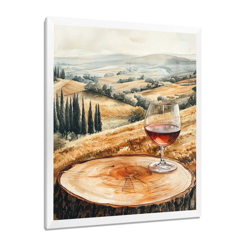 Gracilyn III - paysages, impressions sur toile, H 44 po x l 34 po, Blanc, Picture Framed