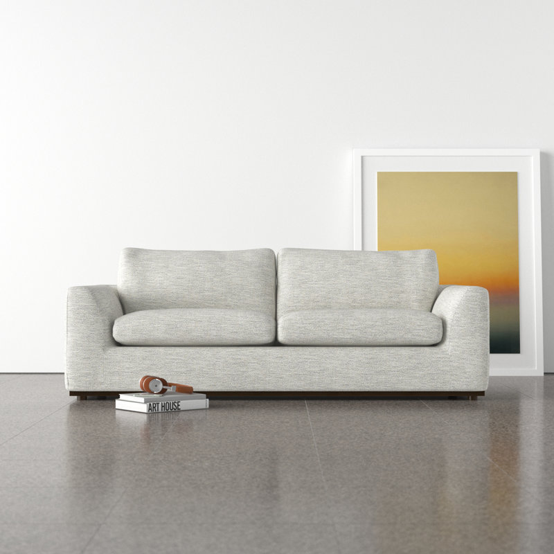 Berger 88.5'' Upholstered Sleeper Sofa, Aldred Silver
