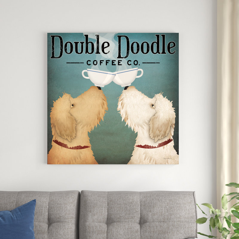 Doodle Coffee Double III, H 36 po x l 36 po