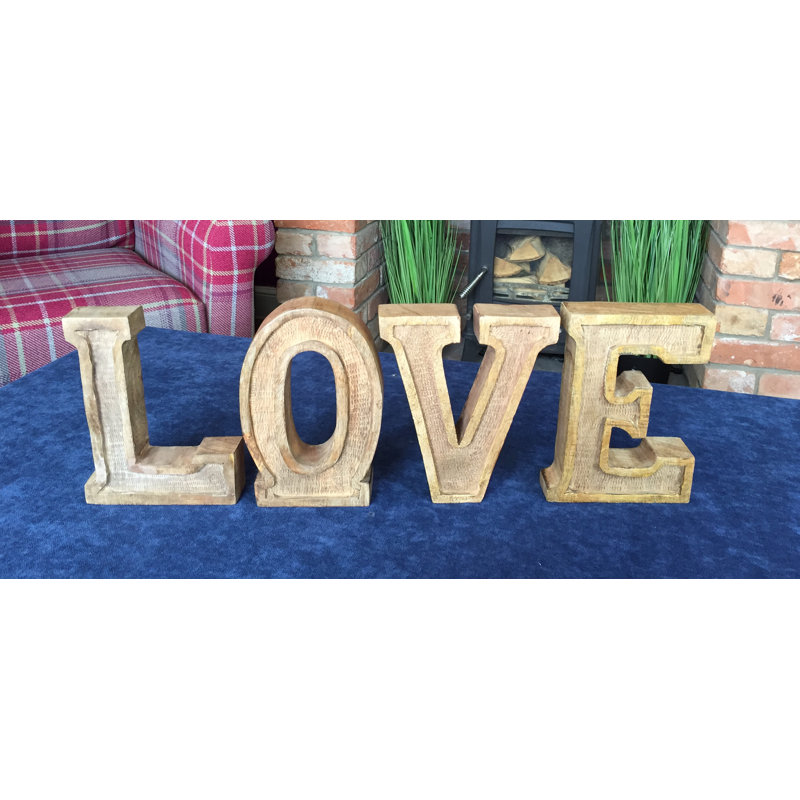 Galilea Text & Numbers Letter Block