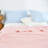 All-season Cooling Bedding Set, Nylon Soft Pink Comforter For Home