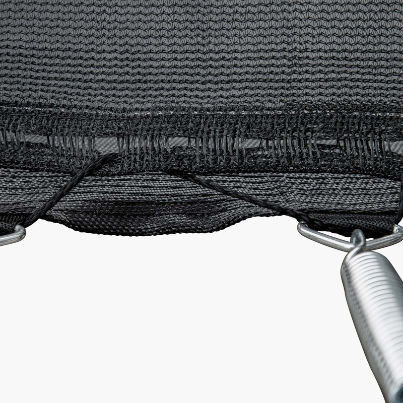 12 ft. Round Outdoor Trampoline with Metal Frame and Board