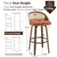 Swivel Upholstered Counter Stool-649728106-649728105