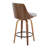 Archaimbaud Fixed Height Faux Leather Bar & Counter Stool with Round Footrest-90143559-90143560-87383803