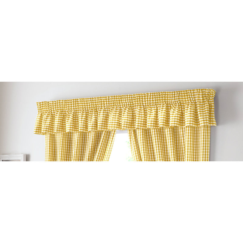Rosas Curtain Pelmet, Yellow