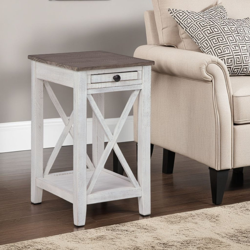 Table de bout avec rangement Anaaya