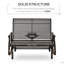 Chaise berçante d'extérieur en métal-1407237251