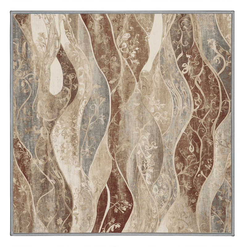 Tapis flottant Grace, Carré 6 pi