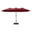 15 pi Double parasol solaire de patio-785967801