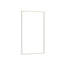 Miroir de salle de bain 42 po x 24 po en aluminium doré avec dossier, brouillard, fonction de mémoire, éclairage multiple pour le rasage et miroir à DEL de couleur principale décorative, fixation murale, éclairage, design contemporain