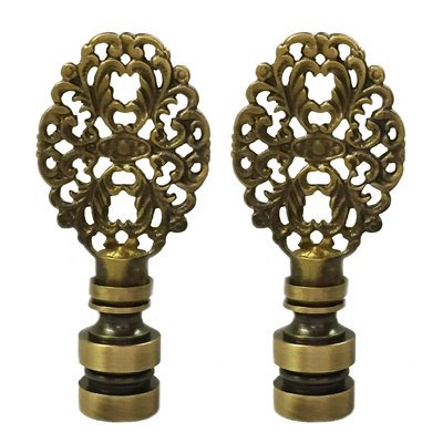 Faîteau de lampe ovale filigree