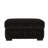black upholstered storage ottoman