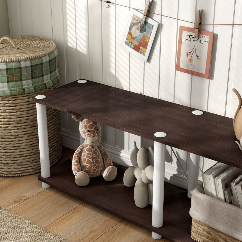 Terzenbach Extra Wide Storage Shelving, Espresso