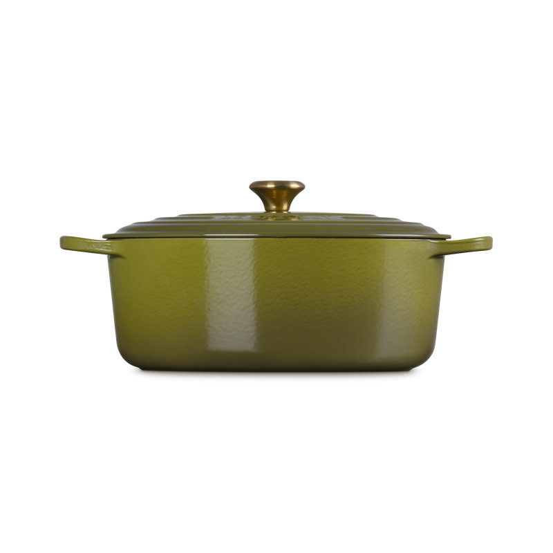 Le Creuset Signature Cast Iron Oval Oven 8 Qt, Olive