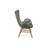 Explorer Upholstered Accent Chair with Ottoman