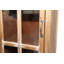 Armoire de rangement en bois rustique avec porte découpée et 2 tiroirs-129203405