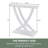Arbri 31.25" Criss-Cross Console Table-96429143