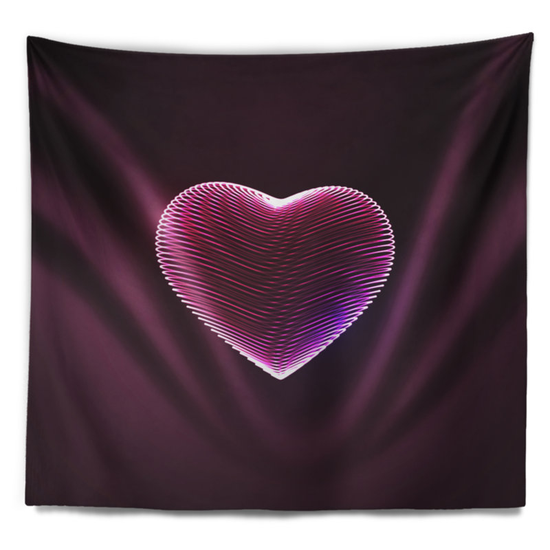 Tapisserie «Happy Valentine's Day», H 50 po x l 60 po