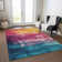 Machine Washable Indoor/Outdoor Claudian ACN1477 Merlot Rug