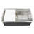Nantucket Sinks' AW-PS-3219-16 All Weather Prep Station Small Radius Undermount Stainless Sink with Accessories