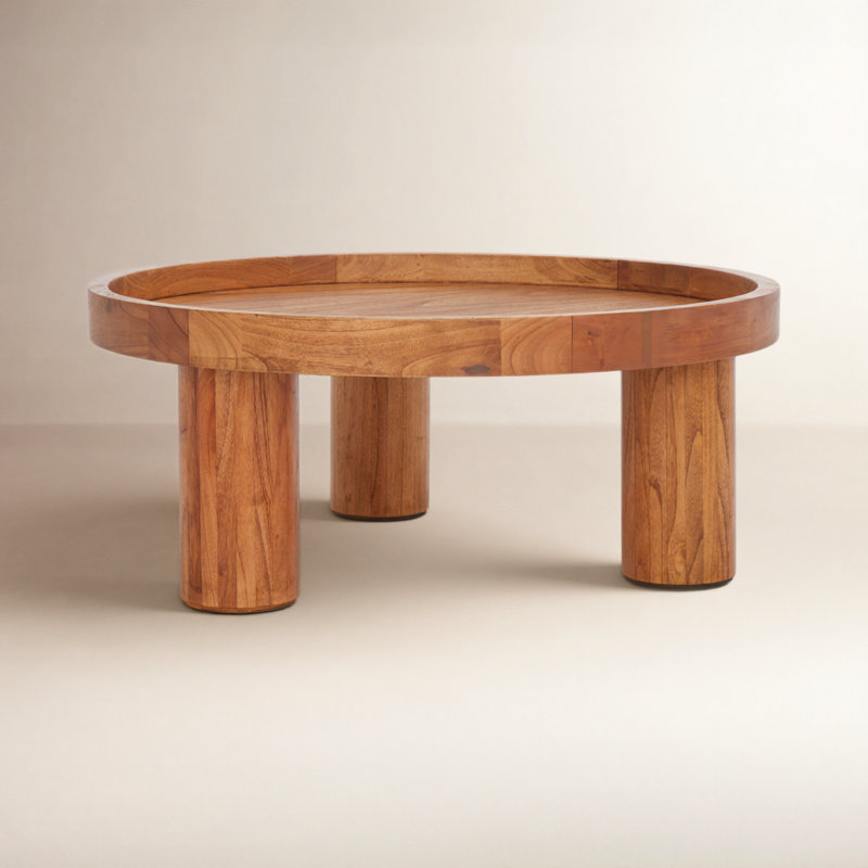 Eleanne Single Coffee Table, Brown