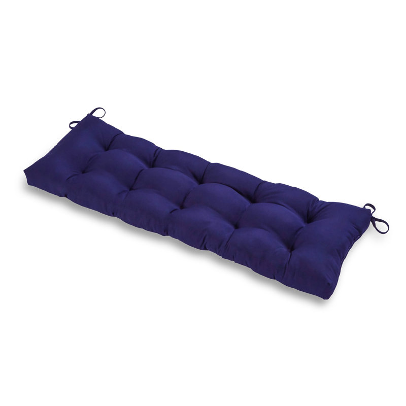 Coussin de banc d'extérieur Shipton, Bleu marine, 5", L 51 po x P 18 po