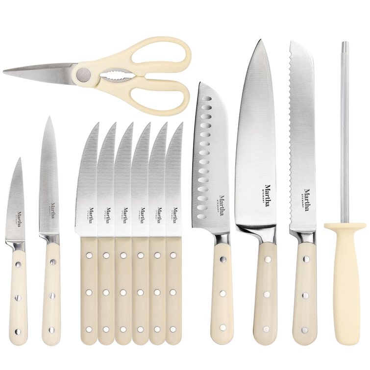 Hampton Forge Tomodachi™ Raintree 10-Pc. Knife Set with 5 Matching Blade  Guards, Copper Titanium