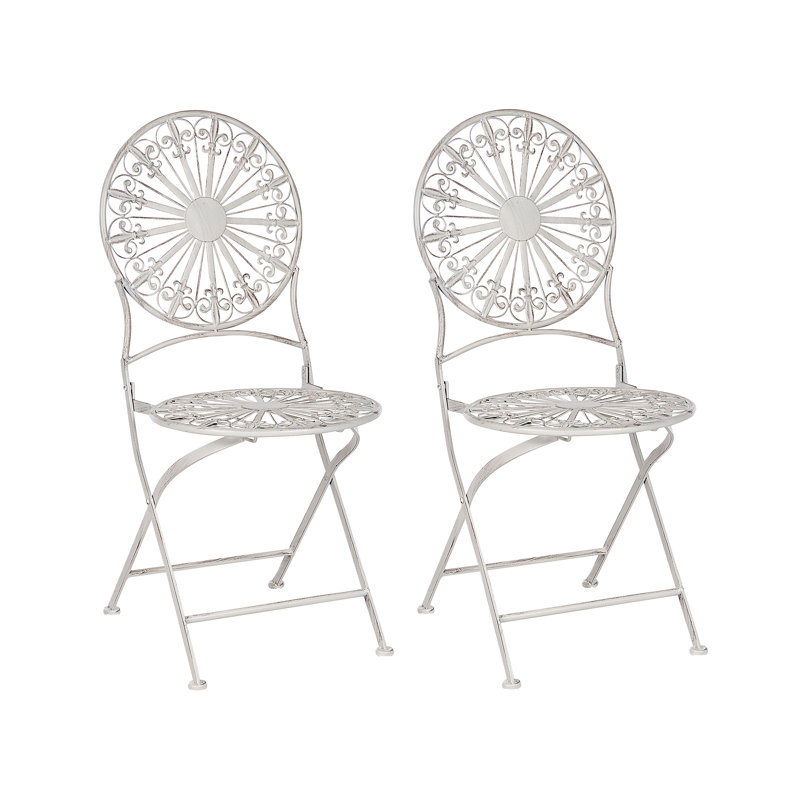Midlothian Foldable Stackable Outdoor Patio Dining Side Chair