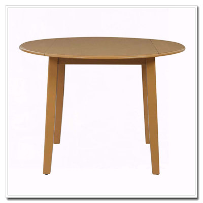 Table de salle à manger extensible ronde pliante en bois
