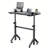 Mobile Adjustable Height Laptop Standing Desk – Portable Computer Desk With Lockable Wheels, 6 Height Settings, Triangular Leg Design, Perfect For Walking Pad-222515914