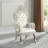 19.5'' H Tufted Faux Leather Upholstered Armchair