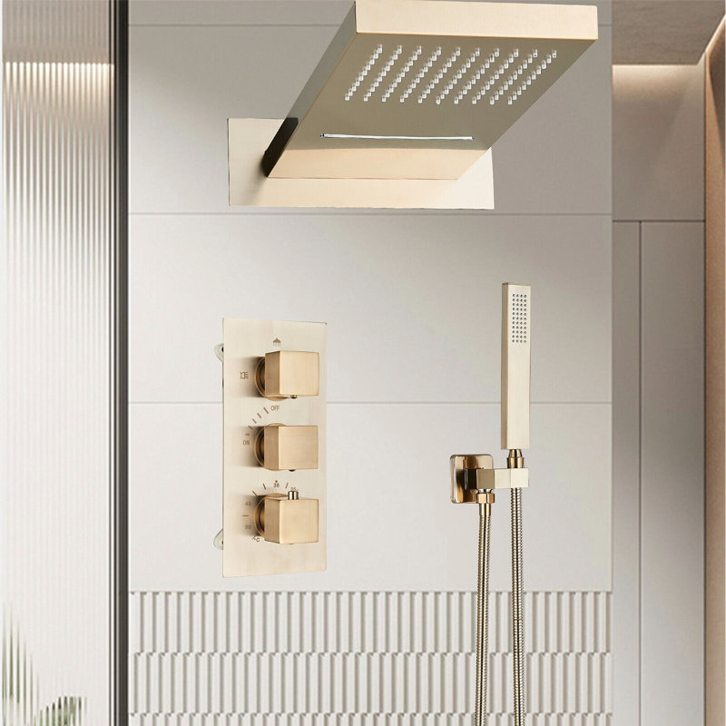 Matusek Thermostatic Shower with Fixed Shower Head