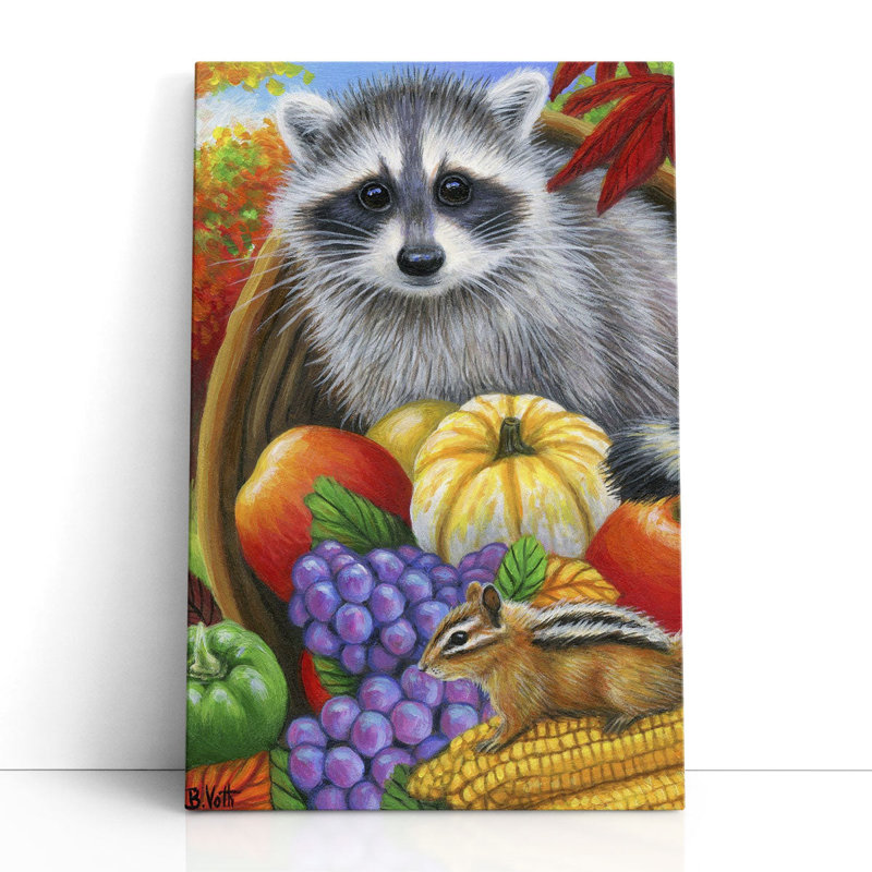 Fall Bounty - reproduction d'art sur toile, H 36 po x l 24 po