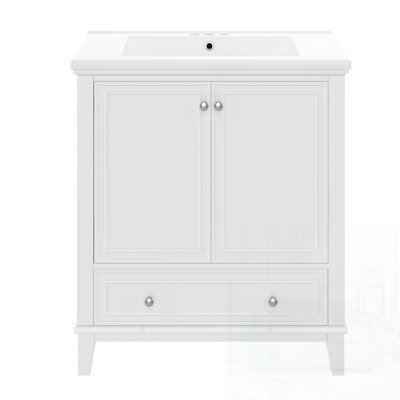 Meuble-lavabo simple avec plateau Naleah 30,01