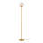 CORE 50.4"H Gold LED Touch Dimmable Modern Floor Lamp