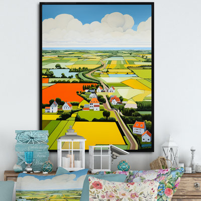 " De Stijl Farm Landscape "