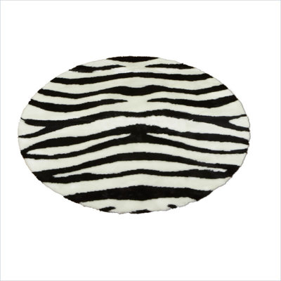 Tapis en fausse fourrure Zebra
