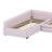 Innovative L-Shaped Upholstered Double Daybed Featuring a Convenient Pull-Out Trundle and Hidden Drawer Storage-774166229